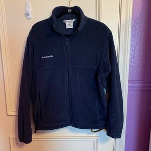 Navy blue Columbia zip up fleece